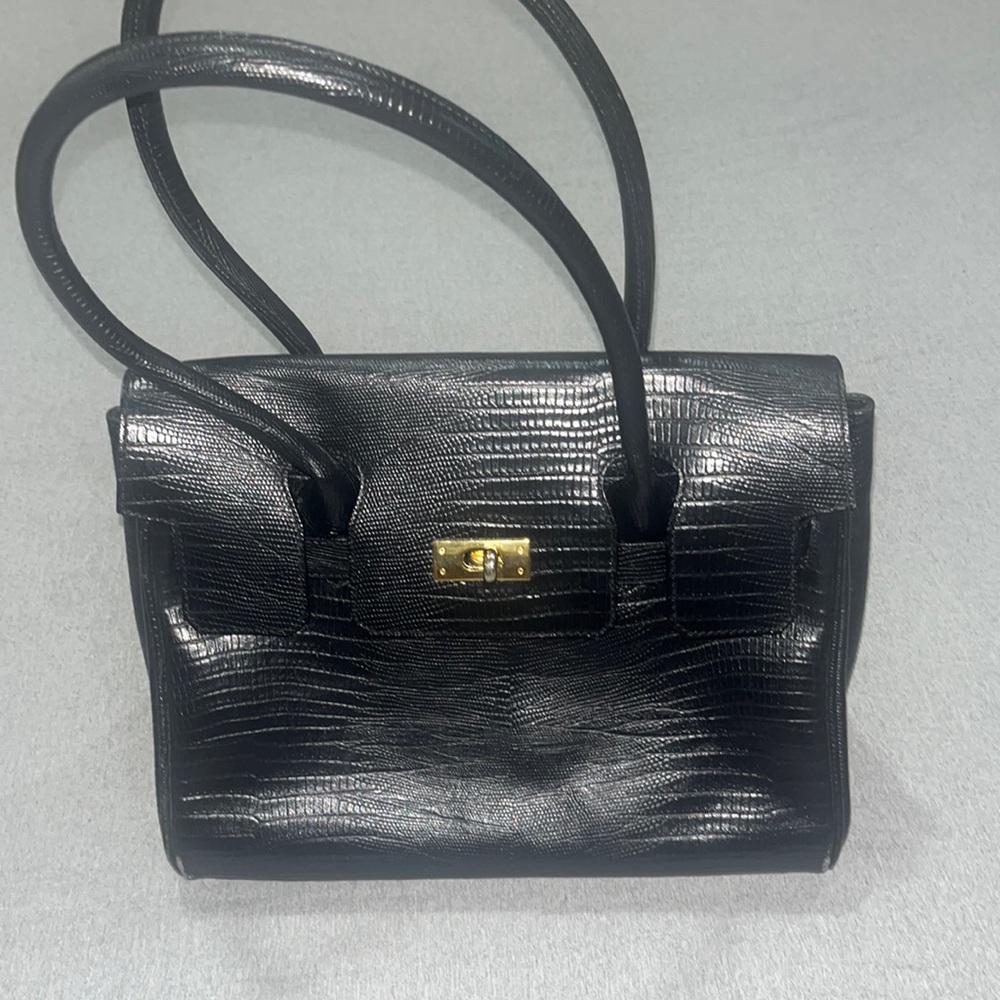 Vintage Bonini Genuine Leather Handbag